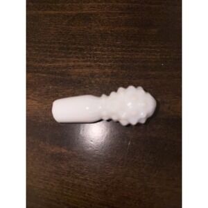 Vintage Hobnail Milk Glass Decanter Stopper 2" for Cruet Or Perfume Bottle